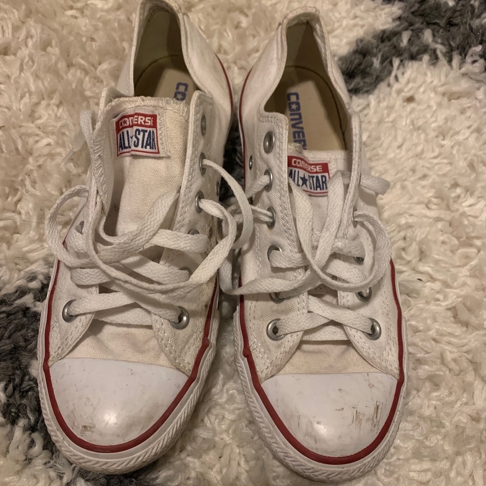 White converse size 8 women’s